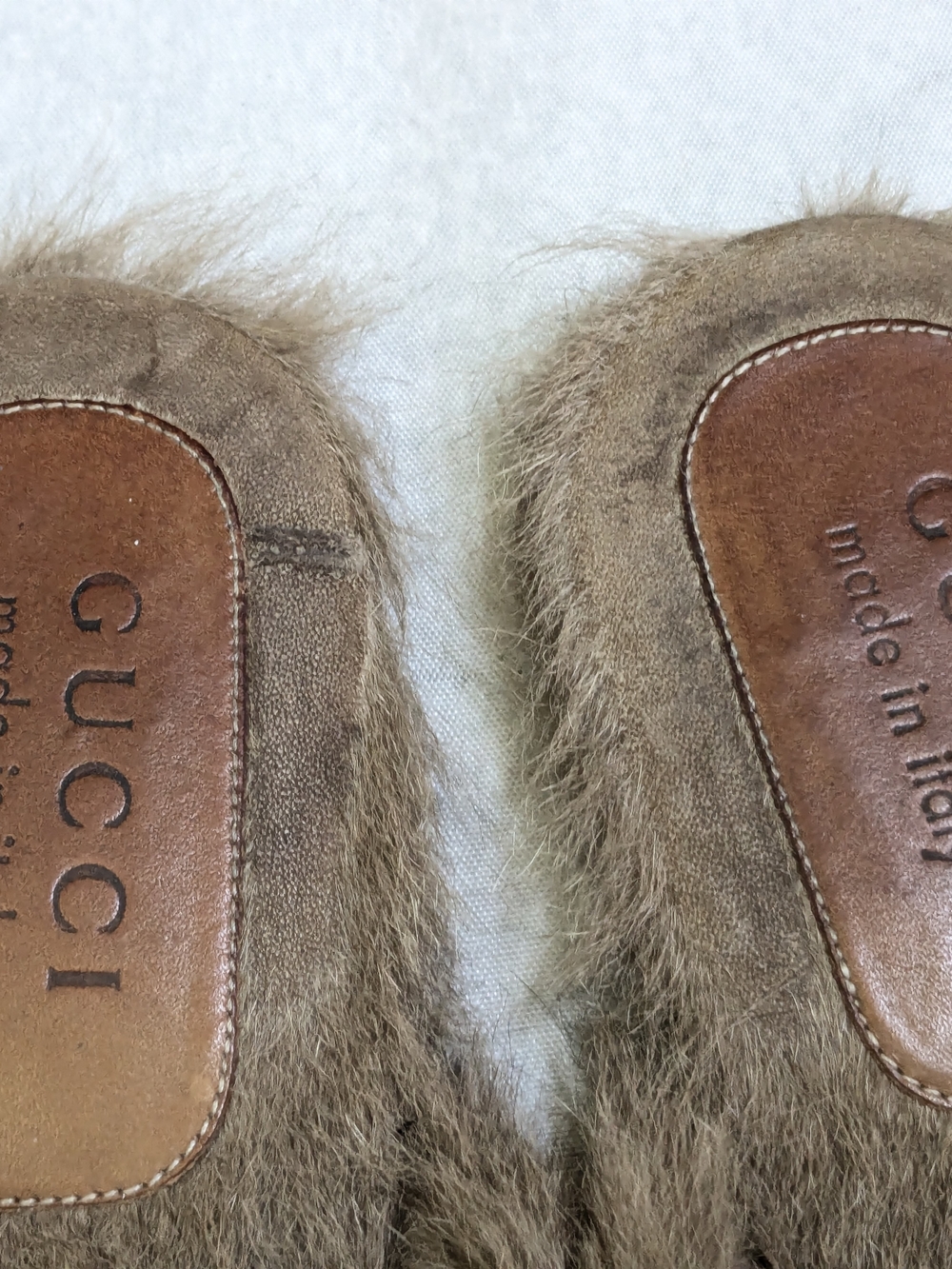 Gucci Princetown Horsebit Loafers Black Snake Fur Leather Mules - Picture 4 of 14